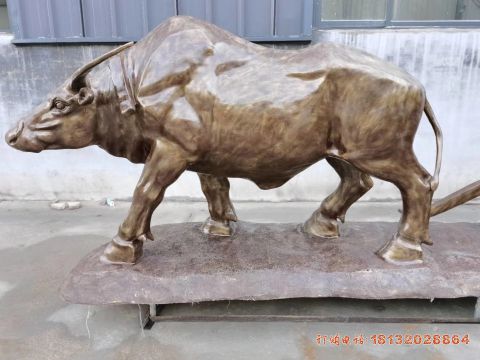 铜雕牛雕塑 