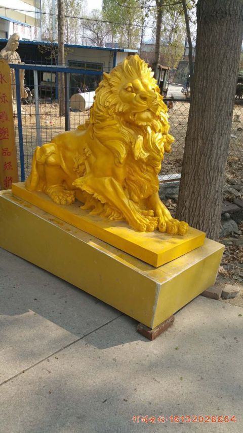 铜雕狮子雕塑
